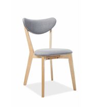 Стул SIGNAL BRANDO tap. 130 серый/дуб