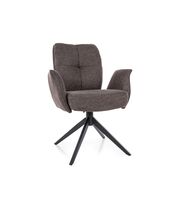 Стул SIGNAL WING Brego 40 капучино/черный, поворотный