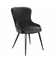 Стул SIGNAL LOTUS Velvet Bluvel 19 черный/черный