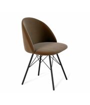 Стул Sheffilton SHT-ST35/S37-1 кофейный ликер/черный муар