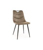 Стул SIGNAL ALOE tap. 211 оливковый/черный