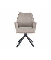 Стул SIGNAL HUGO Brego 31 светло-бежевый/черный