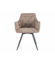 Стул SIGNAL MANGO Vardo 35 бежевый/черный