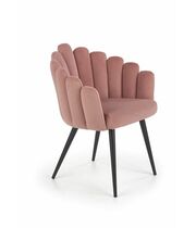 Стул HALMAR K410 розовый/черный