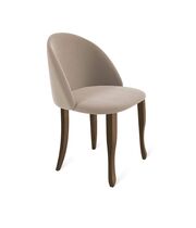 Стул Sheffilton SHT-ST35/S122 латте/темный орех/черный муар