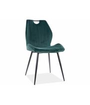 Стул SIGNAL ARCO Velvet Bluvel 78 зеленый/черный