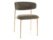 Стул SIGNAL ELTON Raven 78 оливковый/золотой..
