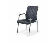 Стул HALMAR VIGOR черный/хром..