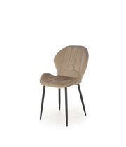 Стул HALMAR K538 бежевый/черный