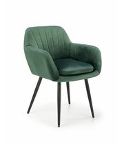 Стул HALMAR K429 темно-зеленый/черный