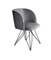 Стул Sheffilton SHT-ST33/S113 угольно-серый/черный муар