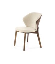 Стул HALMAR K583 коричневый/бежевый/орех