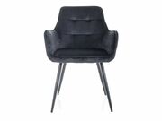 Стул SIGNAL LEMON Velvet Bluvel 19 черный/чер..