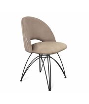 Стул Sheffilton SHT-ST34-1/S112 артикул СТ-462 латте/черный муар