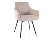 Стул SIGNAL MARLO Brego 31 светло-бежевый/чер..