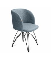 Стул Sheffilton SHT-ST33/S112 синий лед/черный муар