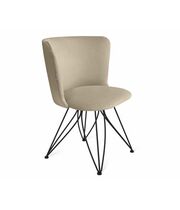 Стул Sheffilton SHT-ST36/S113 ванильный крем/черный муар