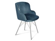 Стул Sheffilton SHT-ST39/S37 тихий океан/хром..