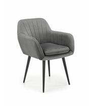 Стул HALMAR K429 серый/черный