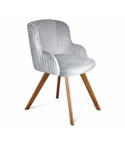 Стул Sheffilton SHT-ST39-1/S39 серое облако/светлый орех