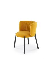 Стул HALMAR K531 горчичный/черный