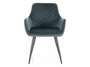 Стул SIGNAL FIG Velvet Bluvel 78 зеленый/черн..