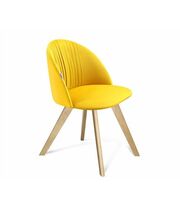 Стул Sheffilton SHT-ST35-1/S39 артикул СТ-494 имперский желтый/прозрачный лак