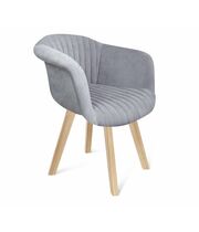 Стул Sheffilton SHT-ST31-С1/S183 стальной серый/прозрачный лак