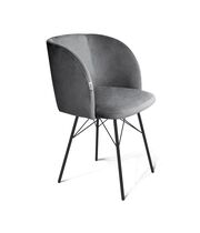 Стул Sheffilton SHT-ST33/S64 угольно-серый/черный муар