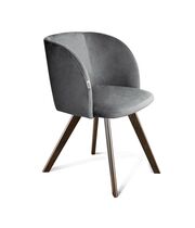 Стул Sheffilton SHT-ST33/S39 угольно-серый/венге