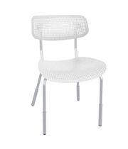 Стул Sheffilton SHT-S85PB-1 белый/белый/хром лак