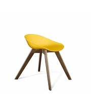 Стул Sheffilton SHT-ST19/S39 артикул СТ-124 желтый/темный орех