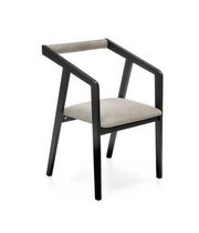 Стул HALMAR AZUL черный/пепельный