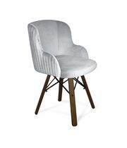 Стул Sheffilton SHT-ST39-1/S70 серое облако/темный орех/черный