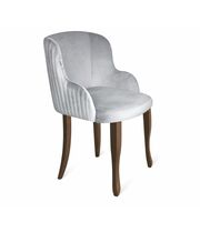 Стул Sheffilton SHT-ST39-1/S122 серое облако/темный орех/черный муар