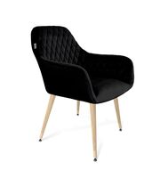 Стул Sheffilton SHT-ST38/S95-WH-1 ночное затмение/прозрачный лак/черный муар