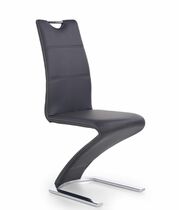 Стул HALMAR K291 черный/хром