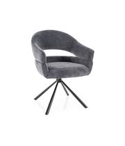 Стул SIGNAL BORGO Raven 18 темно-серый/черный, поворотный