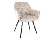 Стул SIGNAL CHERRY Velvet Bluvel 30 светло-бе..