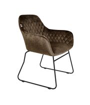 Стул Sheffilton SHT-ST38/S167 кофейный трюфель/черный муар