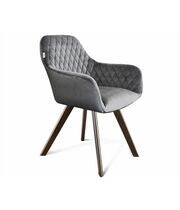 Стул Sheffilton SHT-ST38/S39 артикул СТ-501 угольно-серый/венге