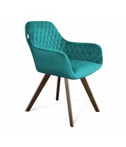 Стул Sheffilton SHT-ST38/S39 альпийский бирюзовый/темный орех