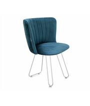 Стул Sheffilton SHT-ST36-1/S106 тихий океан/хром лак