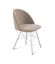 Стул Sheffilton SHT-ST35/S100 латте/хром лак