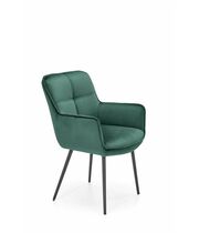 Стул HALMAR K463 темно-зеленый/черный