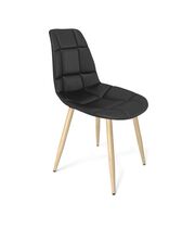 Стул Sheffilton SHT-ST29-C/S95-W черный/прозрачный лак/черный муар