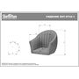 Стул Sheffilton SHT-ST42-1/S195 милк/черный