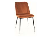 Стул SIGNAL JILL Velvet Bluvel 4215 корица/че..