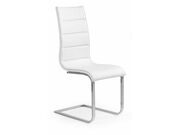 Стул HALMAR K104 белый/хром..