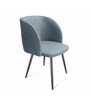 Стул Sheffilton SHT-ST33/S95-1 синий лед/черный муар